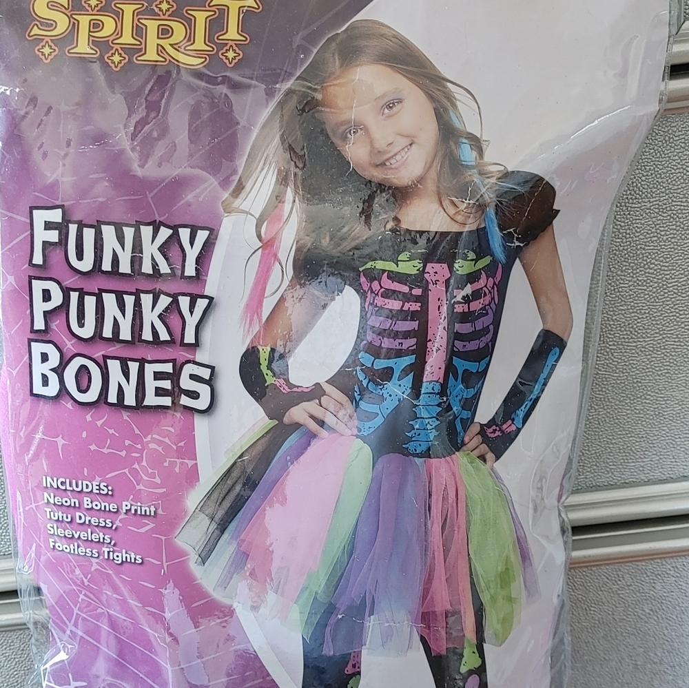Girls Skeleton Costume